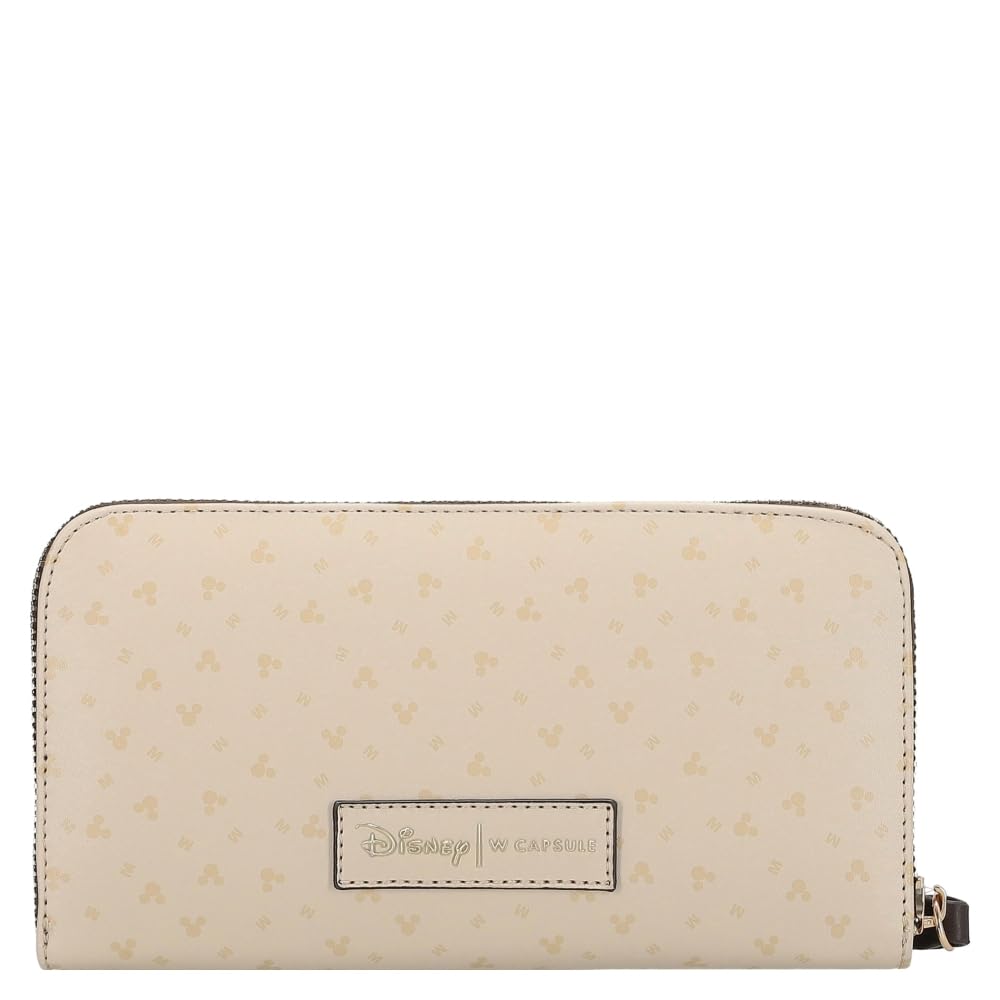 W Capsule Mickey Cartera para Mujer Beige HBDONNER32CW
