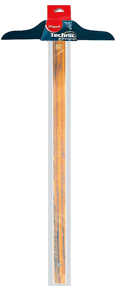 Maped Technic Regla en T | 60 cm | Madera | Color Caoba