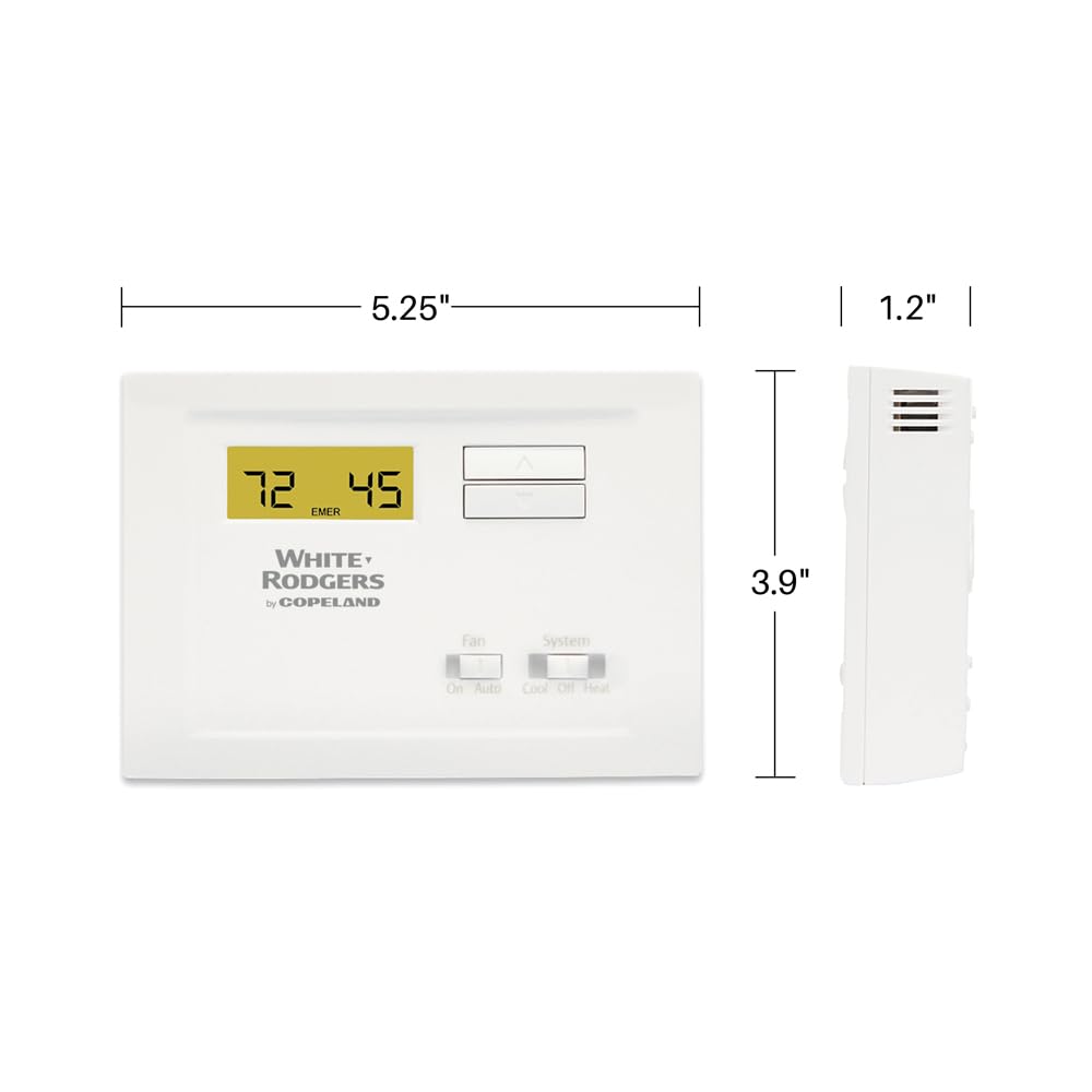 Emerson NP110 - Termostato no programable de una Sola Etapa, 4, 0.5