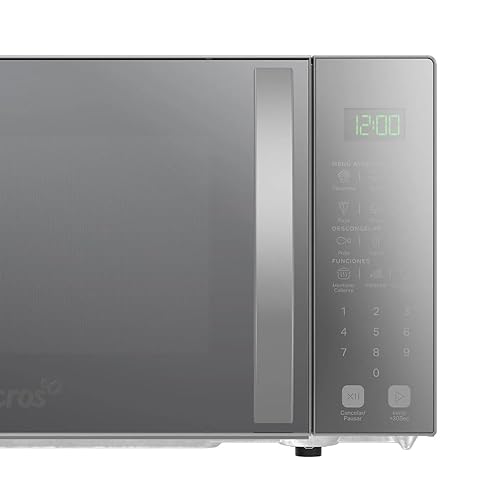 Horno de microondas Acros de 0.7 pies cúbicos (20 L) 10 niveles de potencia Gris modelo AM-1807D
