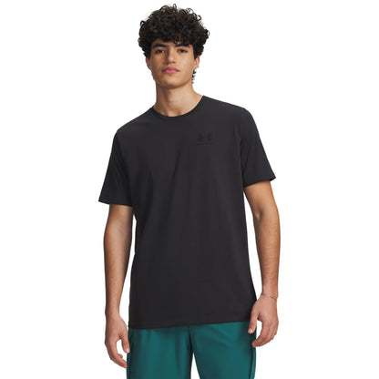 Under Armour Sportstyle Left Chest Camiseta de Entrenamiento para Hombre - Negro (Black - Black - 001) - 4X-Grande Alto