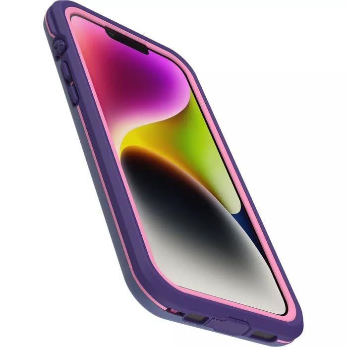 OtterBox FRĒ - Funda Impermeable con MagSafe (diseñada por LifeProof) para iPhone 14 Plus - Valor (púrpura)