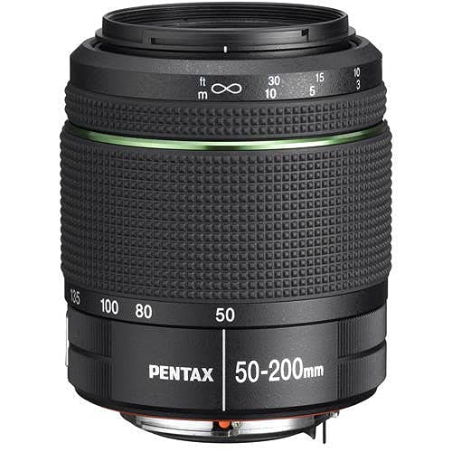 Pentax SMC DA 50-200 mm F4-5.6 ED WR Lente, color negro