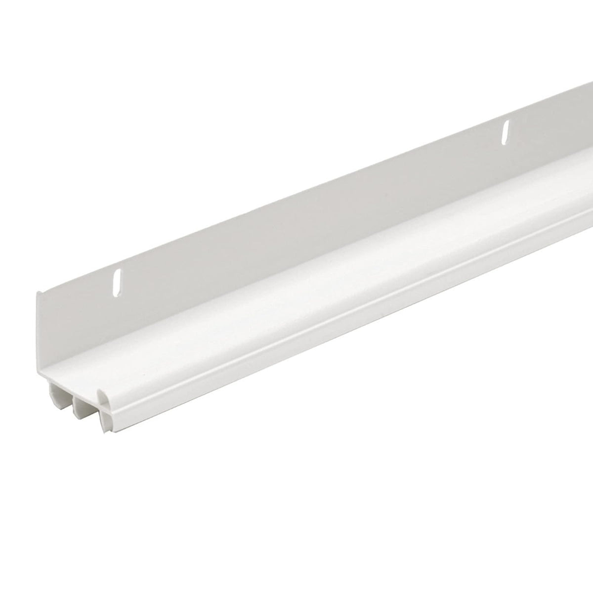 M-D Building Products 43816 36 pulgadas. Sello de vinilo blanco en forma de L para debajo de la puerta