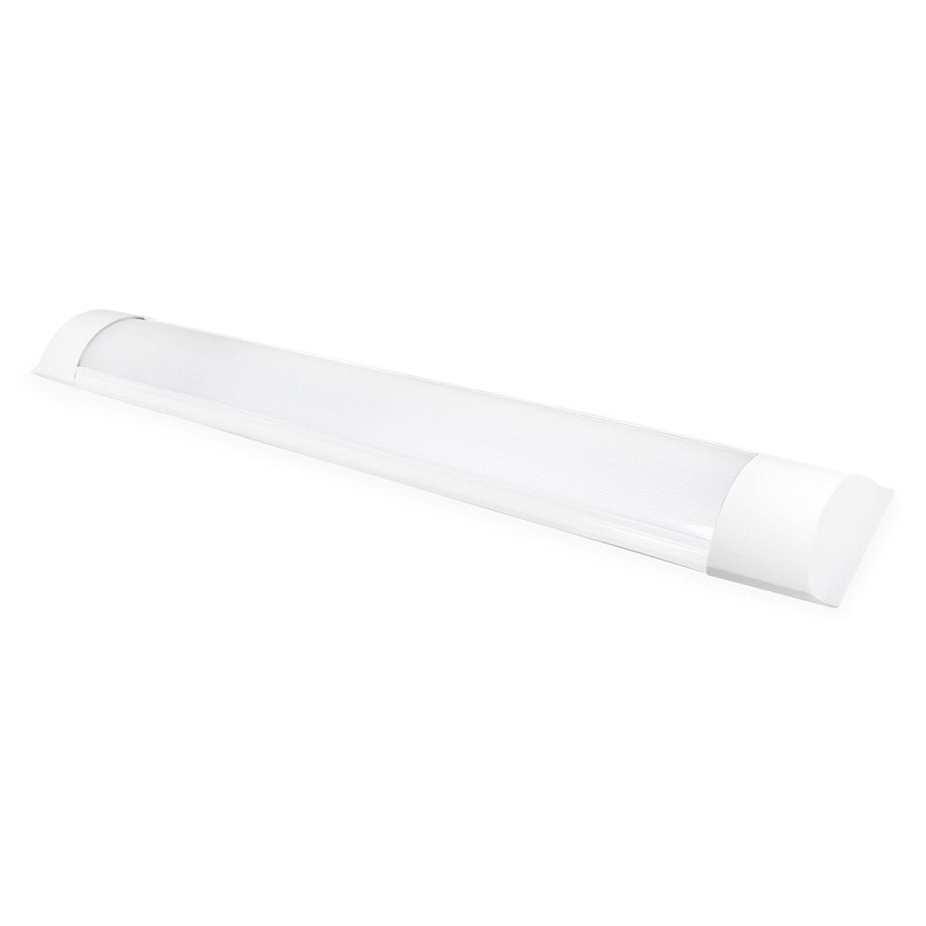 SANELEC, Luminario LED para Techo, Lámpara de Sobreponer, Cubierta Contra Polvo, 18 W, Luz Fría, Modelo 1275
