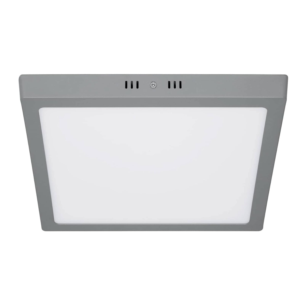 Luminario LED Volteck Cuadrado Tipo Plafón 24W - 24 W - Gris