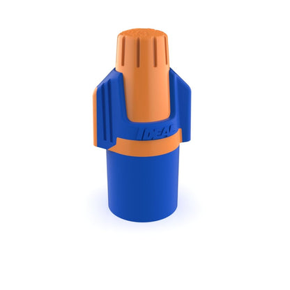 Ideal Twister ProFLEX Mini Conector de Alambre 30-343 | Naranja/Azul, Caja de 100, 22 a 12 AWG, Comfort SureGrip, Falda Flexible