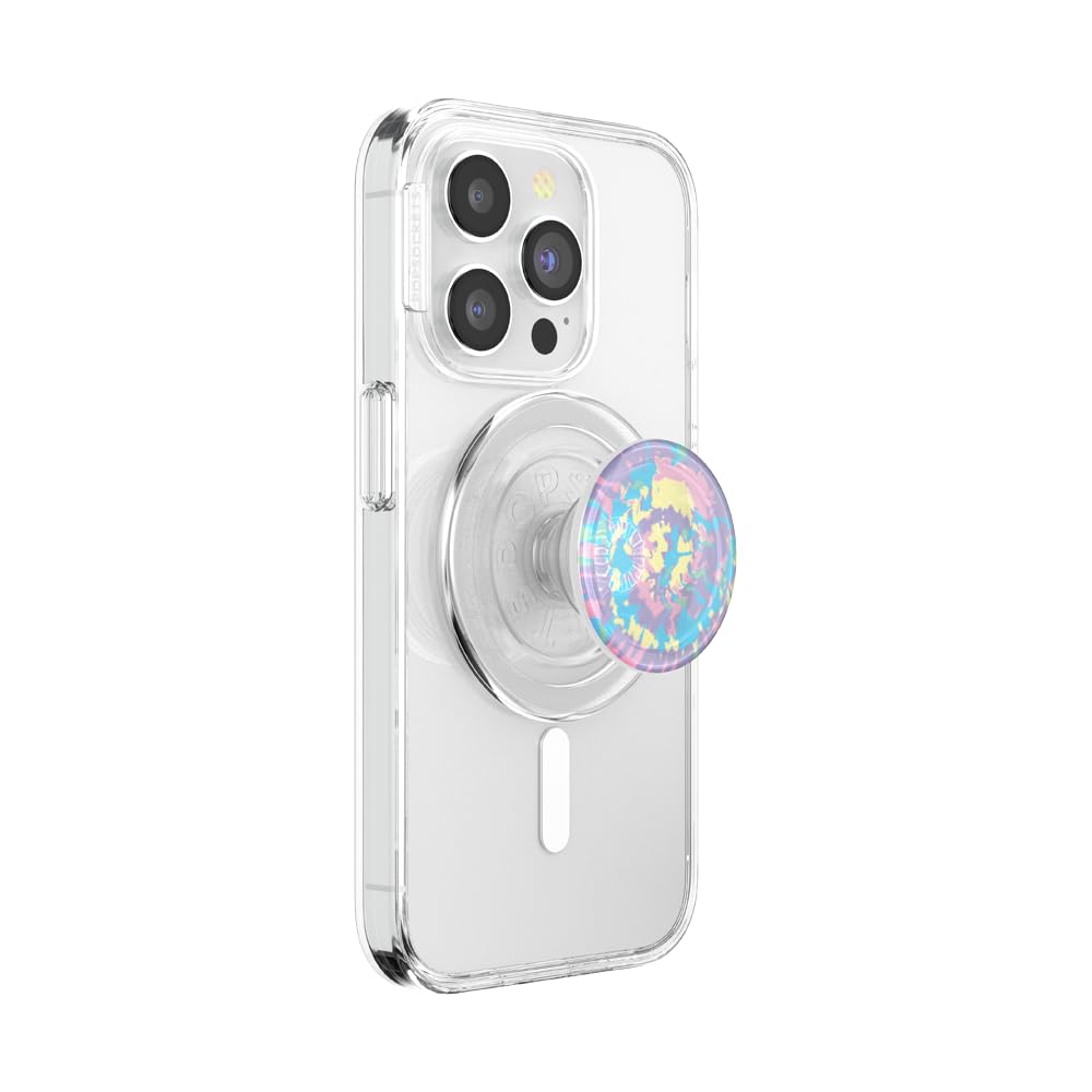 PopSockets Empuñadura MagSafe con Soporte y Parte Superior Intercambiable - MagSafe - Marble Swirl