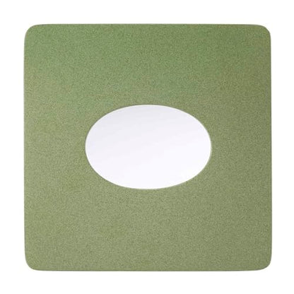 Avanti Linens - Funda para Caja de pañuelos, Accesorios de Resina para encimeras, artículos Esenciales para baño de Invitados (colección Stratford, Verde)