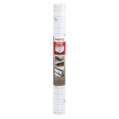 Duck EasyLiner - Revestimiento calcomanía Transparente para gabinetes, armarios y Cubierta Protectora, Forro de Estante fácil de Cortar y Instalar, Autoadhesivo y extraíble, 20 x 30 pies, 1 Rollo