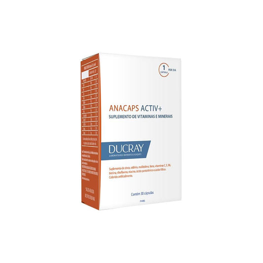 Ducray Anacaps Activ+, 30 ct.