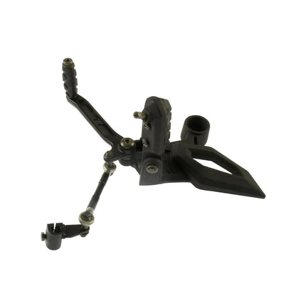 ITALIKA F11010481 Conjunto Posapie Delantera Izquierdo, Negro