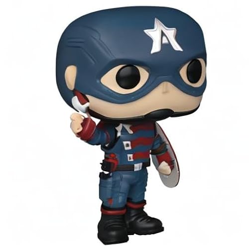 Funko Pop! Marvel: The Falcon & Winter Soldier - Captain America - John F. Walker - The Falcon and The Winter Soldier - Figura de Vinilo Coleccionable - Idea de Regalo - Mercancia Oficial