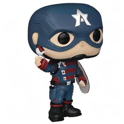 Funko Pop! Marvel: The Falcon & Winter Soldier - Captain America - John F. Walker - The Falcon and The Winter Soldier - Figura de Vinilo Coleccionable - Idea de Regalo - Mercancia Oficial