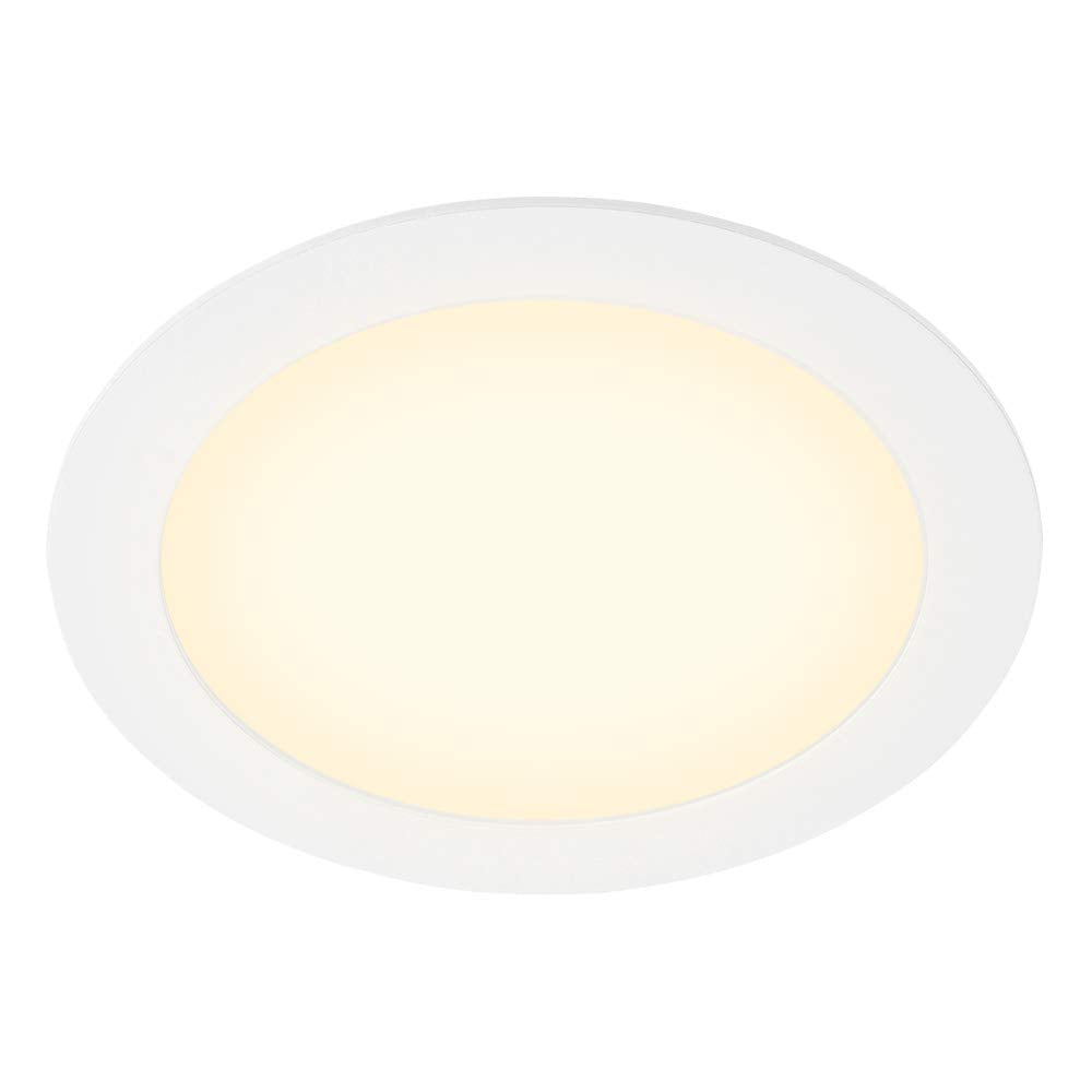 Tecnolite Connect Bucaramanga VII - Lámpara de Techo Downlight Inteligente para Interior de Casas Smart, Luz Led de 12 W Atenuable, Control con App Connect para Celular, Compatible con Alexa