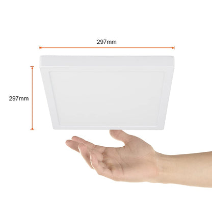 Tecnolite Lampara Sobre poner techo Blanco 24W Luz día 24PTLLEDC65MVB