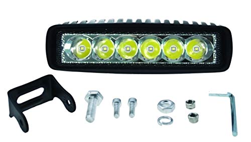 HELLA Mini Barra LED de 6 LED 357203011, 12-24 V, Negra