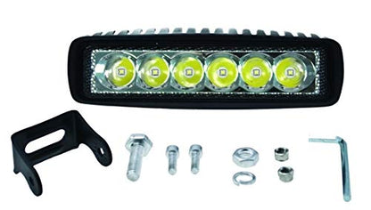 HELLA Mini Barra LED de 6 LED 357203011, 12-24 V, Negra