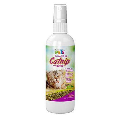Fancy Pets Catnip en Spray para Gatos con 125 Mililítros + Catnip para Gato con 28 Gramos