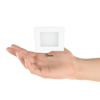 Tecnolite Lámpara Downlight Empotrable, Potencia Máx. 50 W, Base GY6.35, Foco JCD no incluido