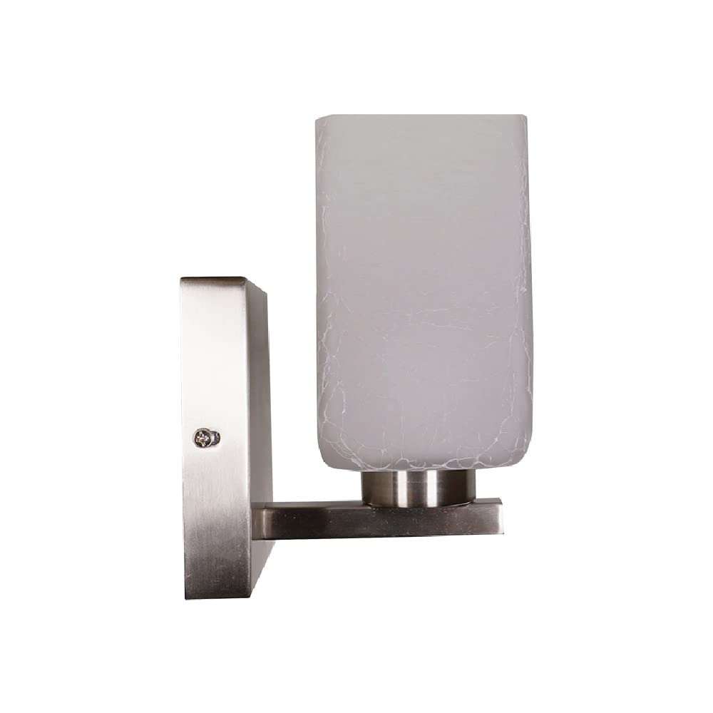 Tecnolite - Lámpara de Pared Arbotante Cristal, Potencia Máx. 60 W, 1 Base E27, Sobreponer, No incluye foco