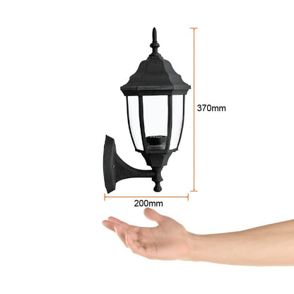 Tecnolite - Lámpara de Pared Arbotante Tipo Farol Vintage Exterior, Base E27, Potencia Máx. 60 W, IP44, No incluye foco