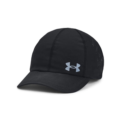 Under Armour Sombrero Ajustable ISO-Chill Launch Run Sombrero para Mujer - Negro - Talla Única