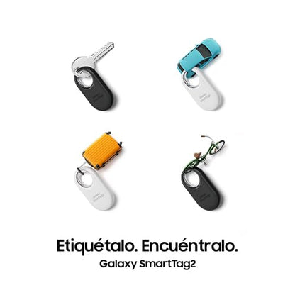 SAMSUNG Galaxy SmartTag2 4 Pack (2 Negros y 2 Blancos)