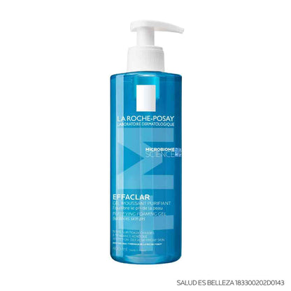La Roche-Posay Effaclar Gel Limpiador Purificante Anti-Imperfecciones 400ml | Limpiador Dermatológico, Controla Exceso de Sebo, Piel Mixta a Grasa con Tendencia Acneica, Rostro y Cuerpo