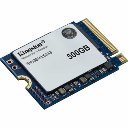 Kingston SSD NV3, Capacidad: 500GB, Factor de Forma: M.2 2230, Interfaz: NVMe PCIe Gen 4.0 x 4 Carriles, Lectura: 5000MB/s y Escritura: 3000MB/s, SKU: SNV3SM3/500G