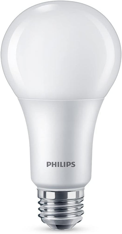 Philips foco LED Basic esmerilada A21 no regulable, tecnología EyeComfort, 2150 lúmenes, blanco suave (2700 K), 18,5 W = 150 W, base E26, interior, 1 paquete