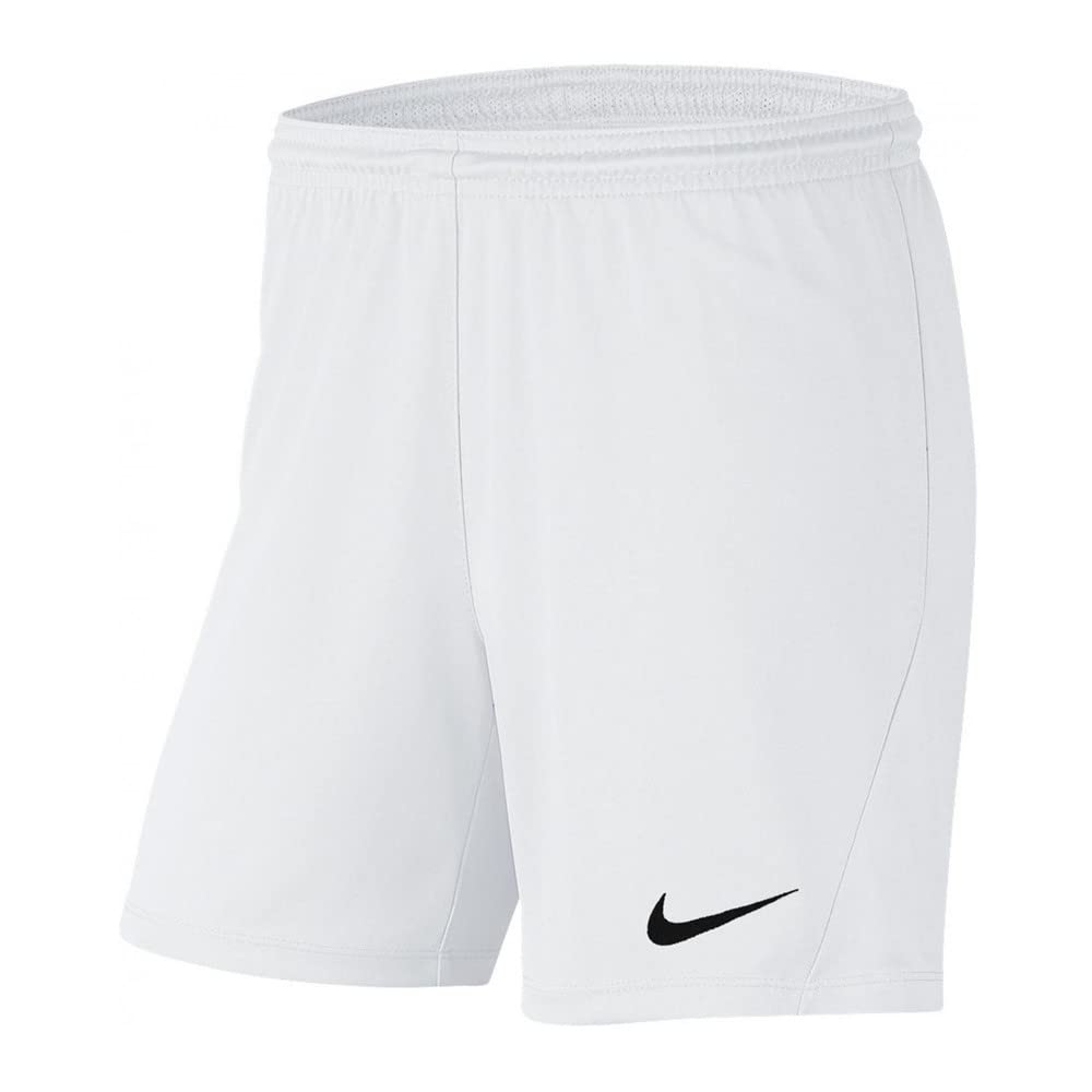 Nike Park III Pantalones Cortos Mujer - M - White - Black