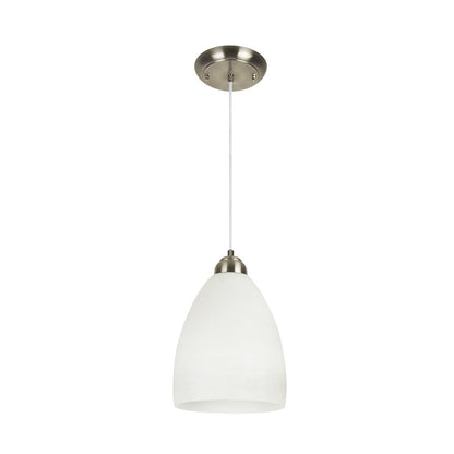 Tecnolite Lámpara Colgante, Base E27, Luz Colgante de Techo Moerna, Color Cristal Oplaino, 100 - 240 V,