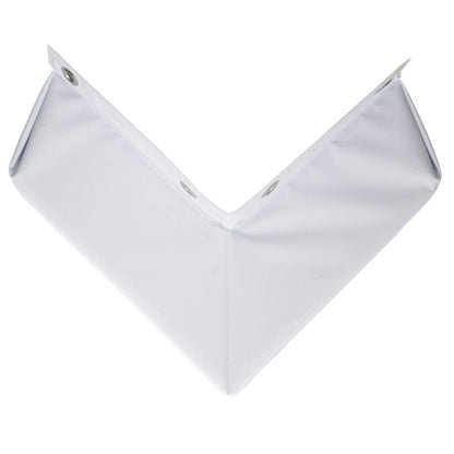 Extreme Max Parachoques de Muelle Grande, Esquina, Blanco, 30 x 30 x 15 x 10 cm 3006.7333