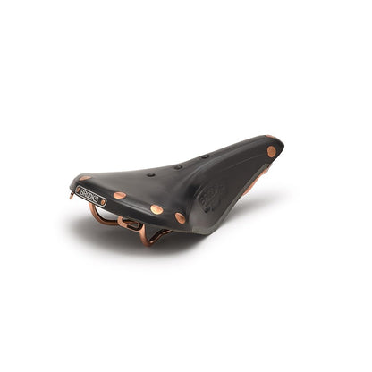 Brooks England B17 - Sillín de Bicicleta Hecho a Mano de Piel (Acero, Titanio, Cobre) - Especial B17 - Una talla - Negro -