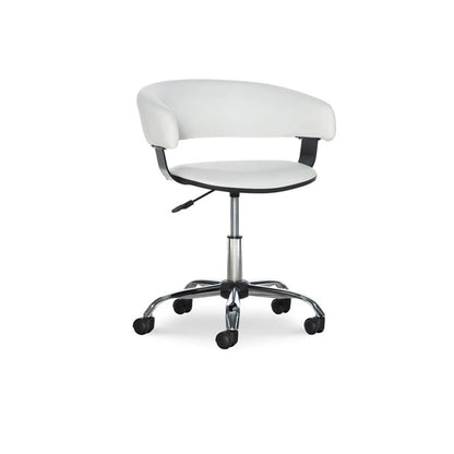Powell - Silla de computadora con elevación de Gas, Color Blanco, Talla M