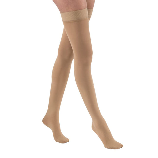 BI114210 - Bsn Jobst Relief Thigh High,20-30,Clsd Toe,Sil Band,Lrg,Bge by Jobst