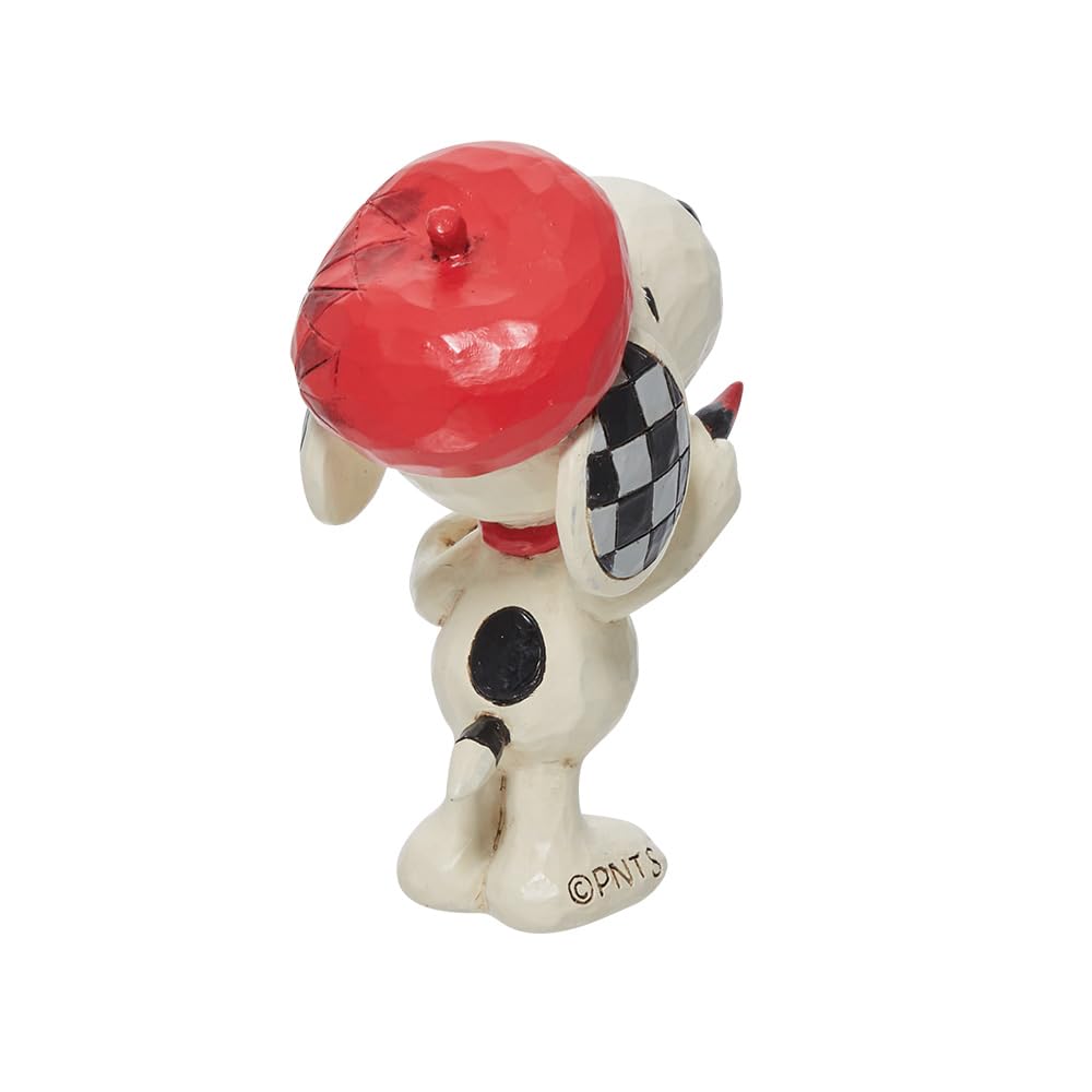 Enesco Peanuts by Jim Shore Snoopy Artist Figura en Miniatura, 3.25 Pulgadas, Multicolor
