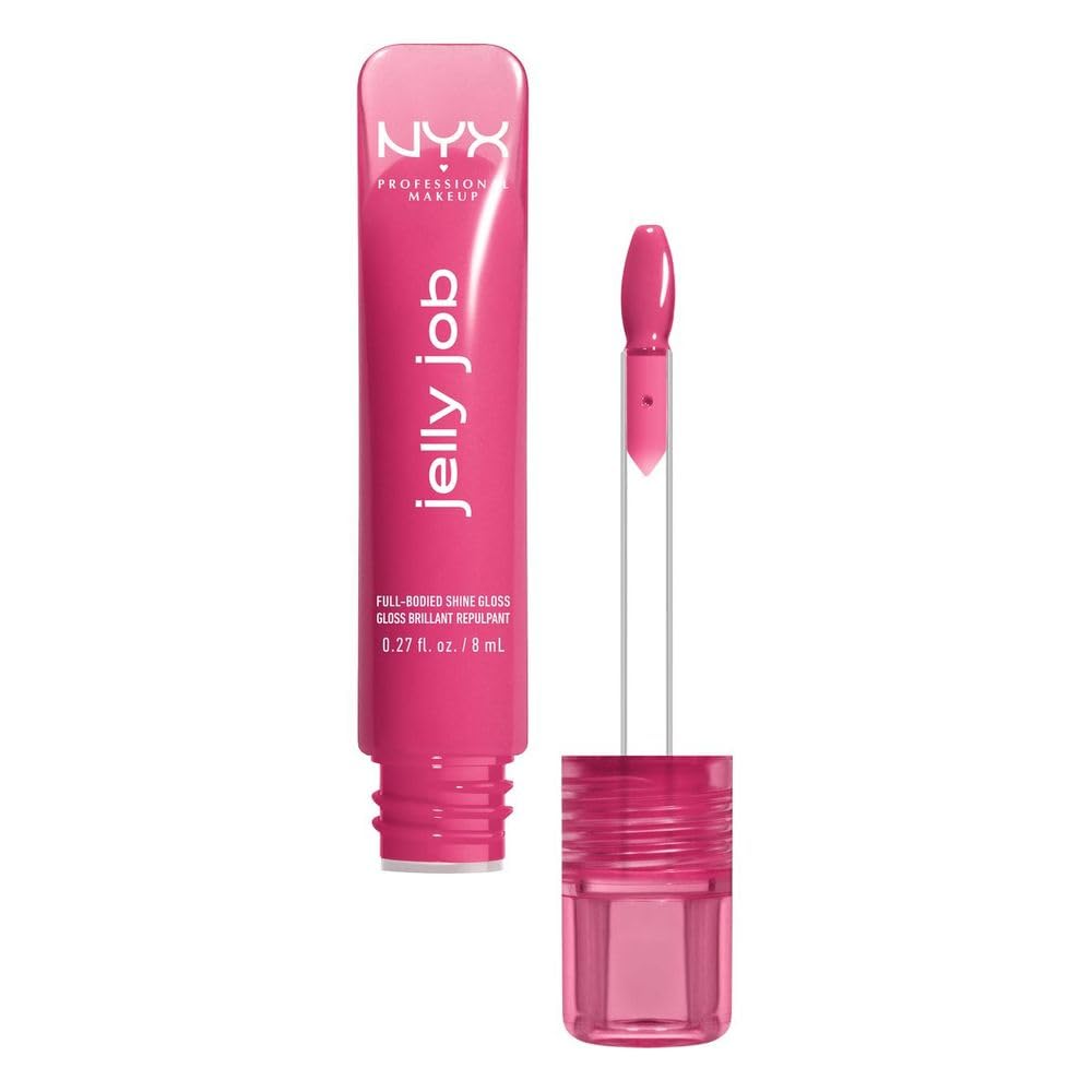 NYX Professional Makeup Jelly Job Gloss, Brillo Labial Efecto Jelly - Jelly Jammin'