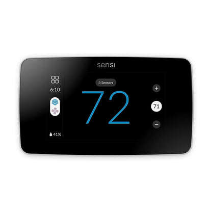 Termostato inteligente Sensi Touch 2 con pantalla táctil a color, programable, Wi-Fi, privacidad de datos, aplicación móvil, bricolaje sencillo, funciona con Alexa, certificación Energy Star, ST76W,