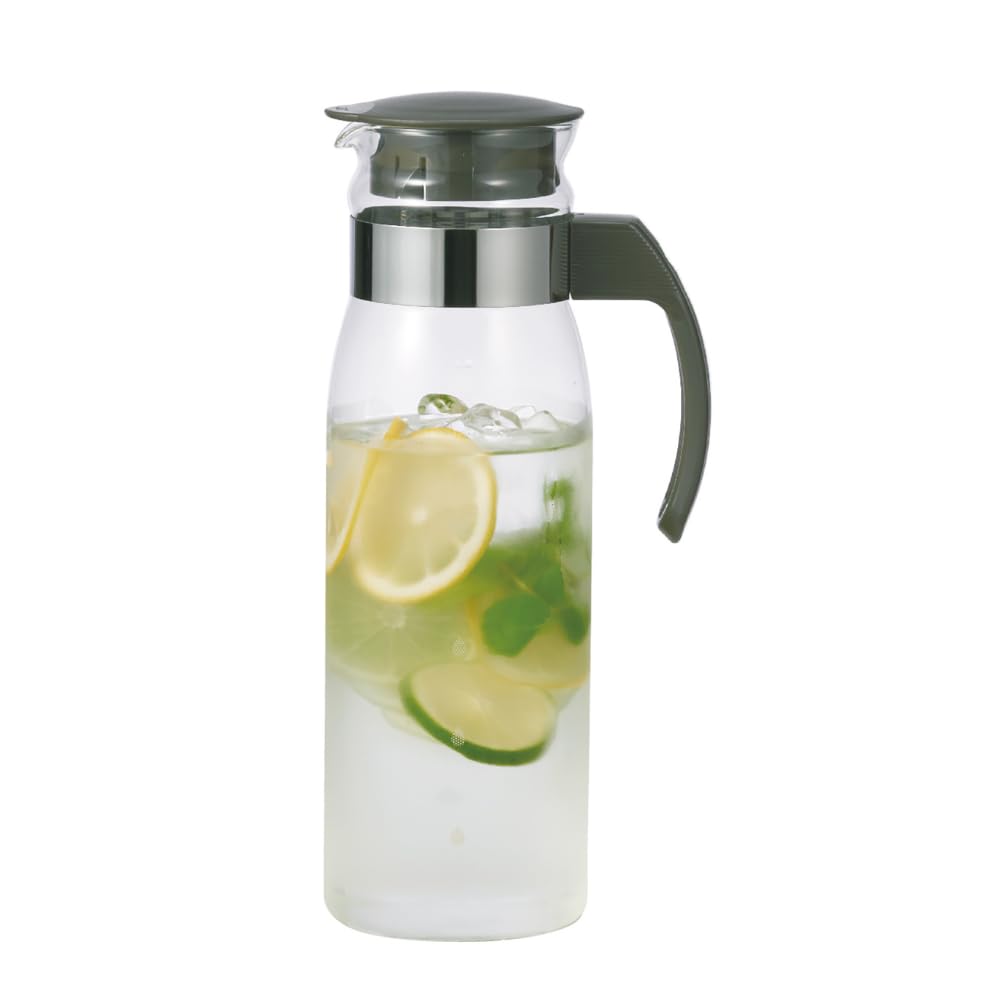 Hario Slim - Jarra de agua, 1400 ml, color gris