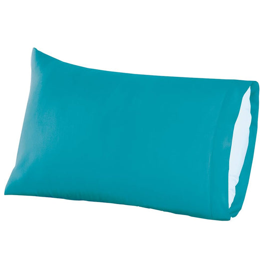 Colchas Concord Fundas de Almohada, Color Esmeralda, 100% Poliéster, Tamaño Estándar, Suaves para Ropa de Cama y Decoración de Recámara, Par de Fundas de Almohada Suaves, 2 Piezas