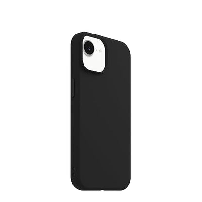 OtterBox - Carcasa para iPhone 17e, 16, 15, 14 y 13 Cifras, Color Negro | Estética, fundas de silicona para teléfono, diseño minimalista protector, funda MagSafe para iPhone con protección de cámara