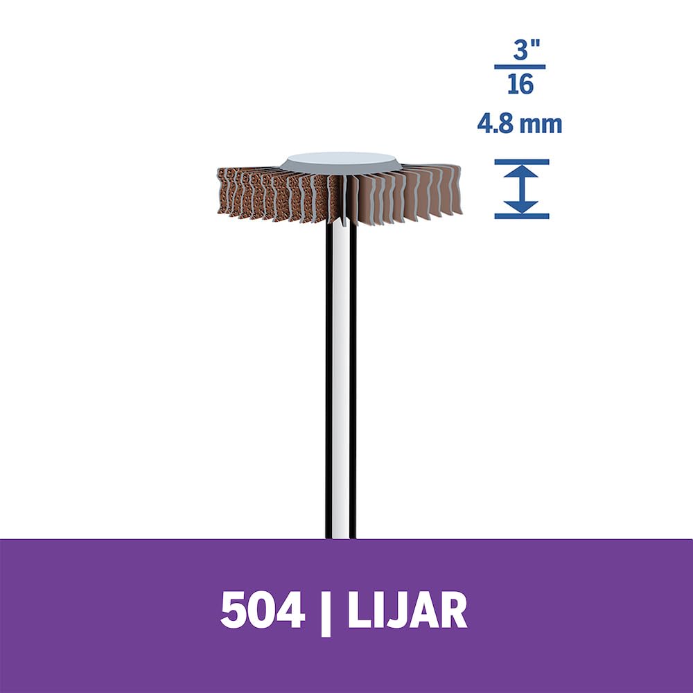 Dremel 504 Disco Flap 3/16 Pulgadas Grano 80