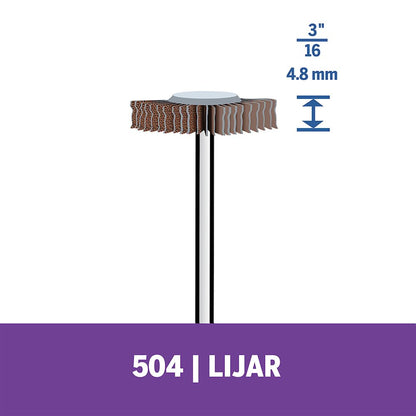 Dremel 504 Disco Flap 3/16 Pulgadas Grano 80