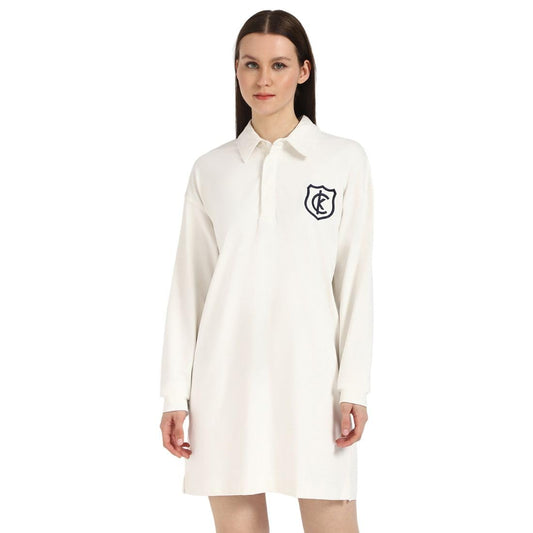 Calvin Klein Jeans Logo Crest Polo Mini Dress Vestido Mujer