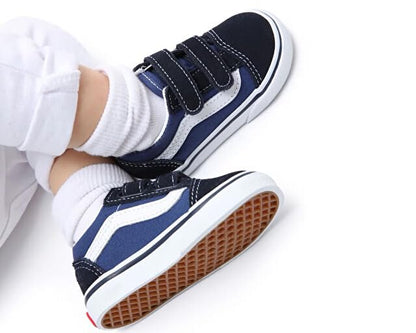 Parte superior baja Old School Valcanised, Vans, Infantil