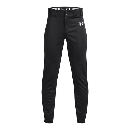 Under Armour Pantalón de Béisbol Utilitario para Niño - M - (001) Negro - Blanco