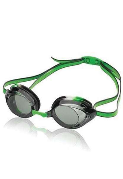 Speedo Vanquisher 2.0 Junior - anteojos de natación Unisex - verde, negro (Black - Green Tye-Dye)