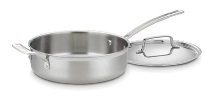 Cuisinart MultiClad Pro Línea de Utensilios de Cocina de Acero Inoxidable - 3.5 quarts - inoxidable, con tapa (Stainless Saute with Cover)
